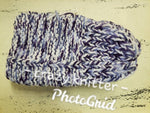 Load image into Gallery viewer, Hand Knit, Handmade, Knitted, chunky, slippers, house shoes, made to order. Women&#39;s slippers, stocking stuffers, holiday gift, cozy, warm,
