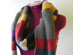Load image into Gallery viewer, Hand Knit Knitted ‘Dr. Who’ Scarf May the 4th be with you!
