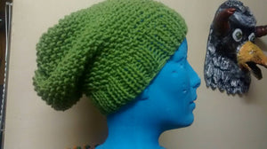 Hand Knit Knitted Winter Hat